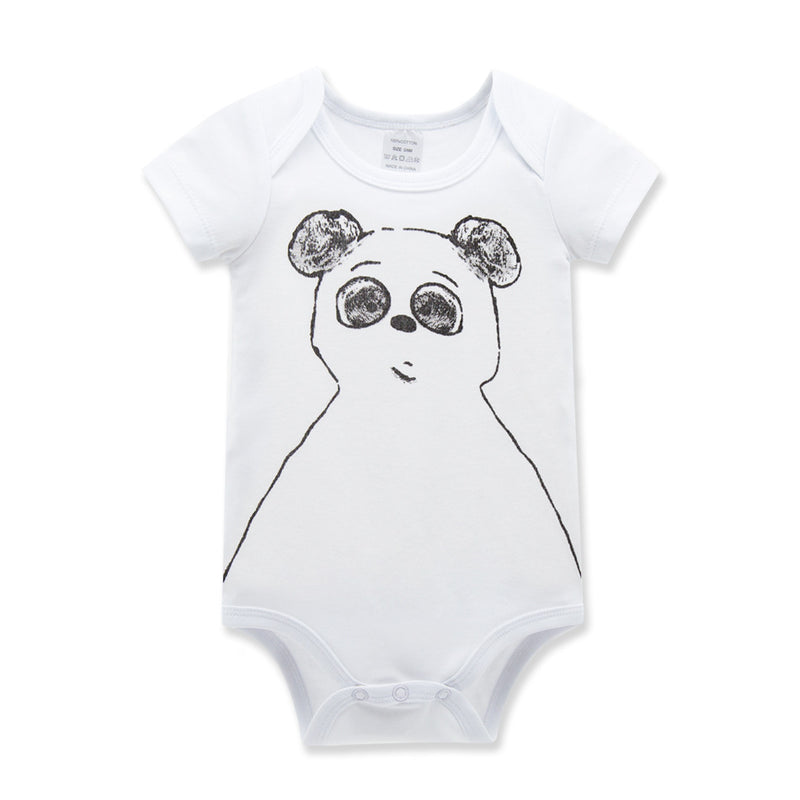 Ready Stock : The Sleepy Panda Baby Romper