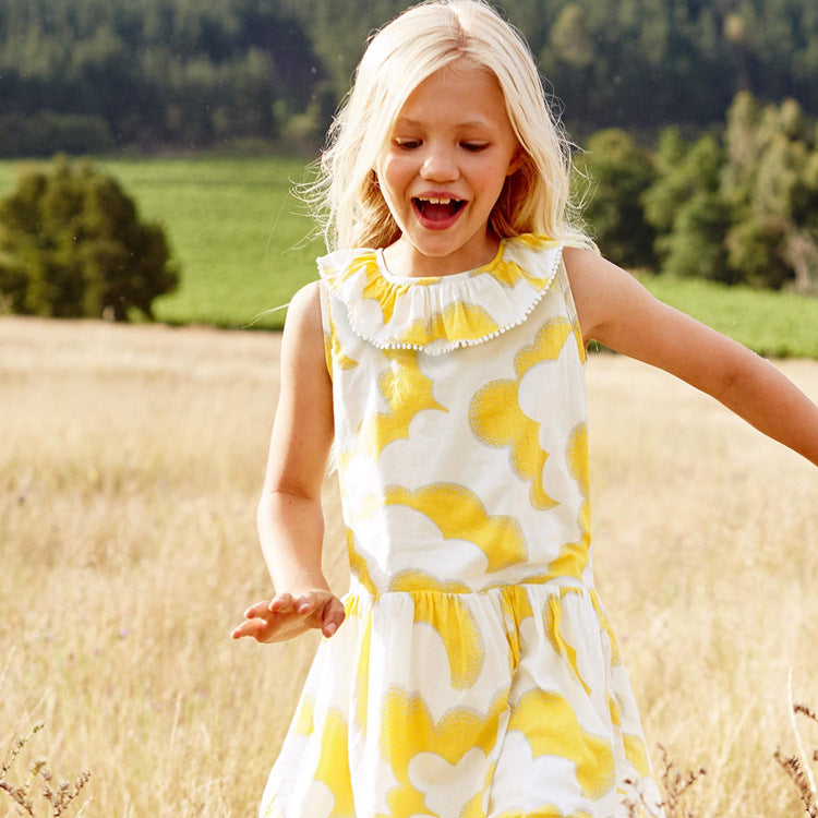 Ready Stock  : Yellow Cloud Dress