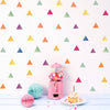 Ready Stock : WaterColour Triangle NURSERY STICKERS