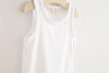 Ready Stock : Girl Plain White Singlet