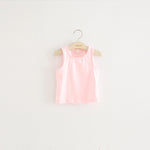 Ready Stock : Girl Plain Light Pink Singlet