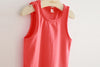 Ready Stock : Girl Plain Dark Pink Singlet