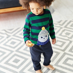 Ready Stock : The Snowy Seal Pajamas Set