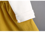 Ready Stock : Bunny Long Sleeve Dress (Yellow)