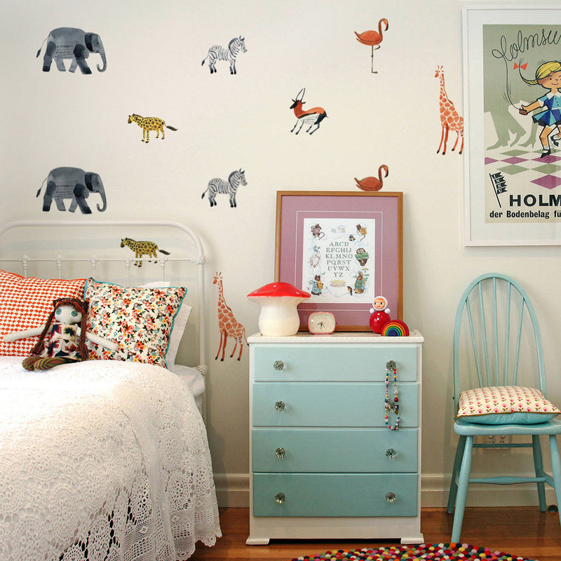 Raedy Stock : Animal NURSERY STICKERS