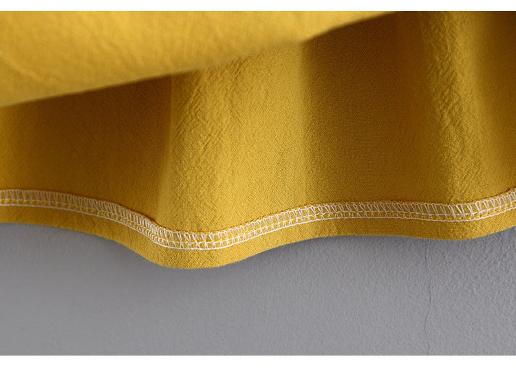 Ready Stock : Bunny Long Sleeve Dress (Yellow)