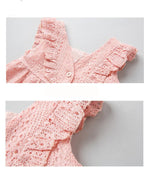 Ready Stock : Fairy Lace Dress (Pastel Pink)