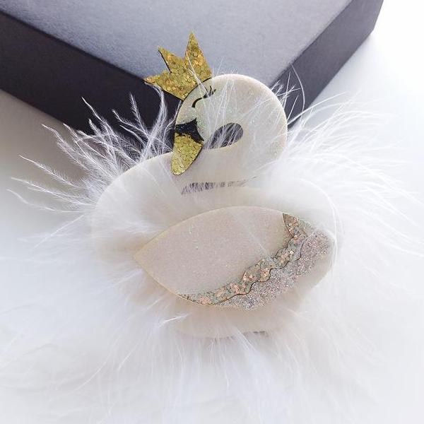 Ready Stock : Fairy Swan Hairclip (Restock - Batch 1)