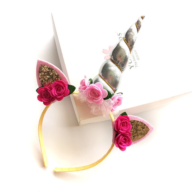 Ready Stock : Silver Unicorn Hairband