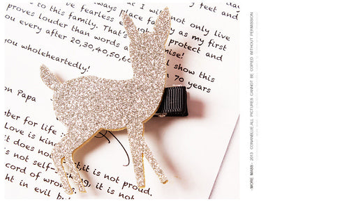 Deer Hairclip - 2 Colours Available