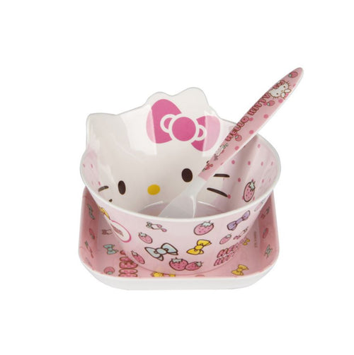 PRE-ORDER : 3 in 1 ADORABLE MELAMINE MEAL SET (10 designs)