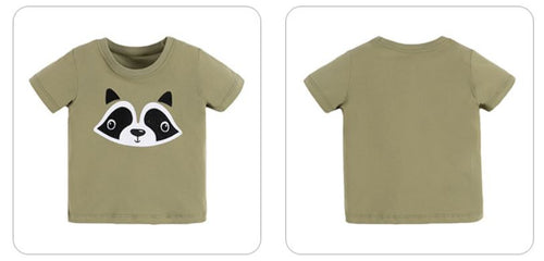 Ready Stock : Mr.Raccoon Short Sleeve T-Shirt