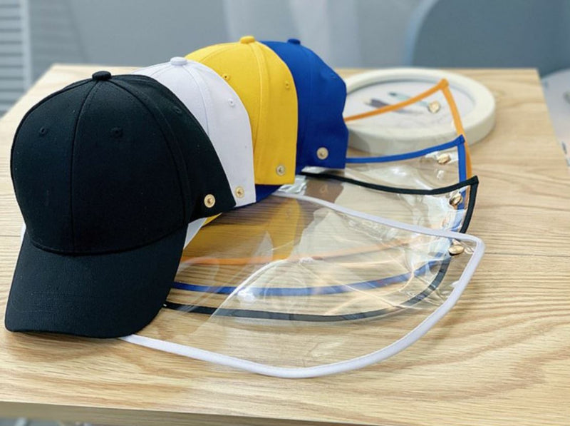 Pre-Order : Unisex Cap With Protective Screen (4 colours )