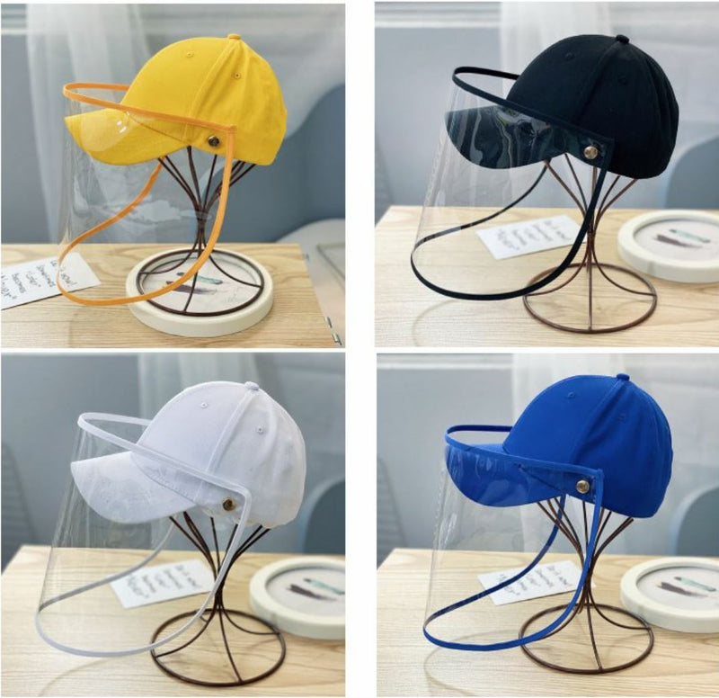 Pre-Order : Unisex Cap With Protective Screen (4 colours )