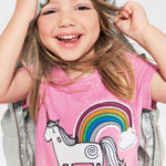 Ready Stock : The Rainbow Unicorn Short Sleeve T-Shirt (Restock - Batch 2)