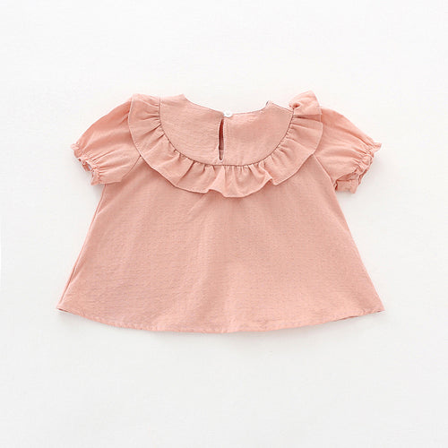 Ready Stock : The Adorable Princess Blouse (Dusty Pink)