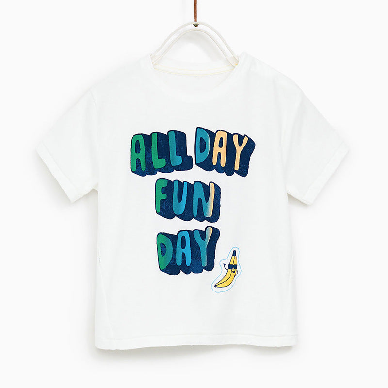 Ready Stock : All Day Fun Day Short Sleeve T-Shirt