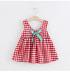 Ready Stock : Red Checkers Dress