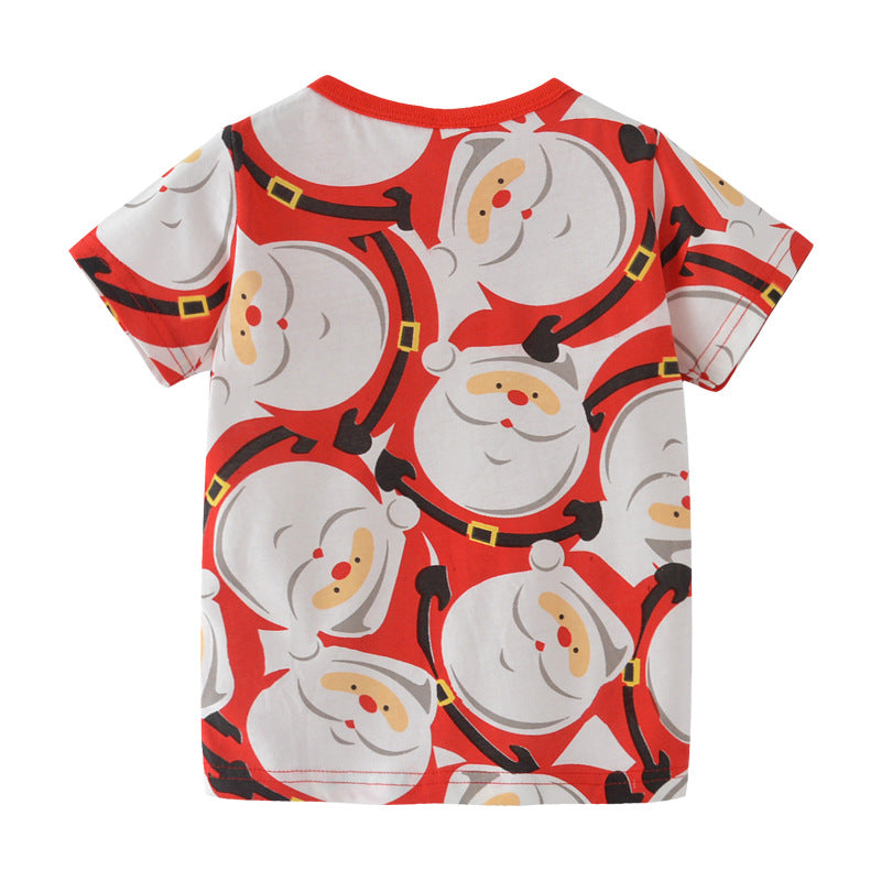 Ready Stock : Santa Short Sleeve T-Shirt