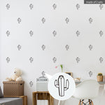 Ready Stock : Cactus NURSERY STICKERS