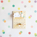 Ready Stock : Colourful Dots NURSERY STICKERS