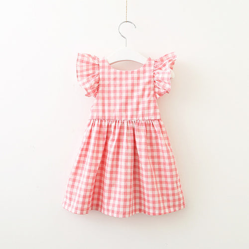 Ready Stock : Pink Checkers  Dress (Batch 2)