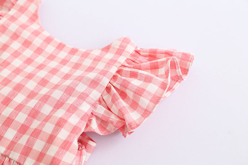 Ready Stock : Pink Checkers  Dress (Batch 2)