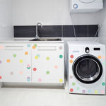 Ready Stock : Colourful Dots NURSERY STICKERS