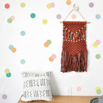 Ready Stock : Colourful Dots NURSERY STICKERS