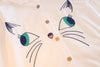 Ready Stock : Meow Meow Long Sleeve Shirt (Suitable for boy & girl)