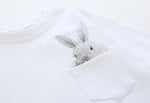 Ready Stock : Snowy Bunny Long Sleeves T-Shirt