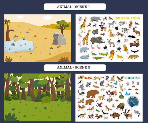 PRE-ORDER : MIDEER ELECTROSTATIC STICKER PUZZLE (ANIMAL THEME)