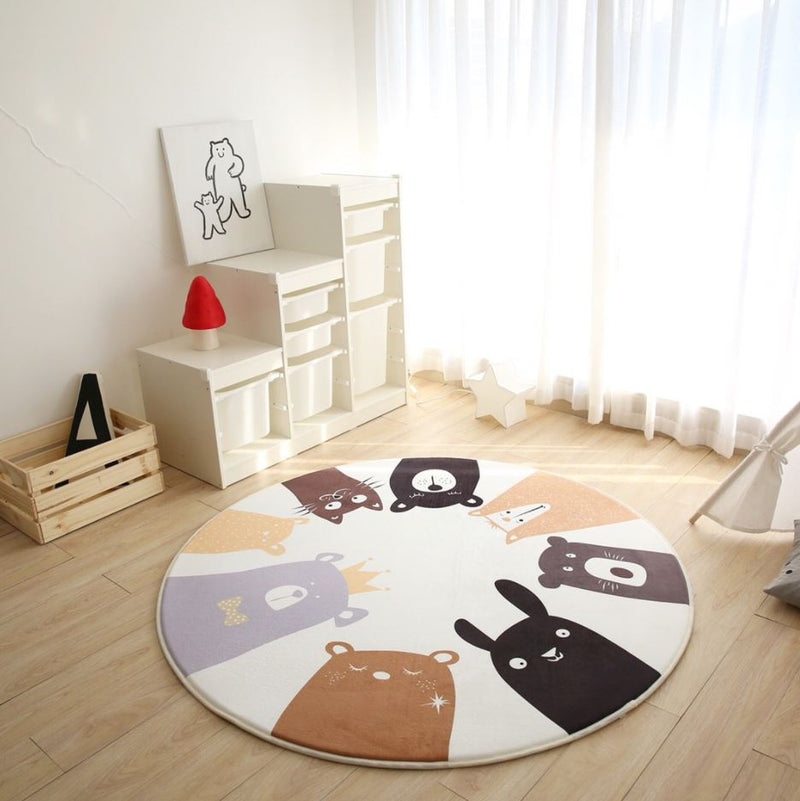 PRE ORDER : PREMIUM VELVET NURSERY MAT (DESIGN 13)