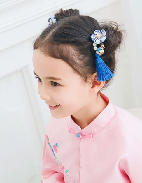 Ready Stock : Pink Bloom Hairclips (Pair)
