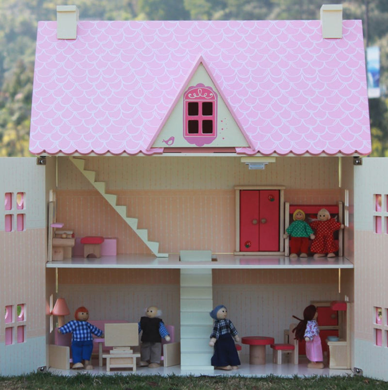 Pre-Order : Wooden Toy House (Design 3)