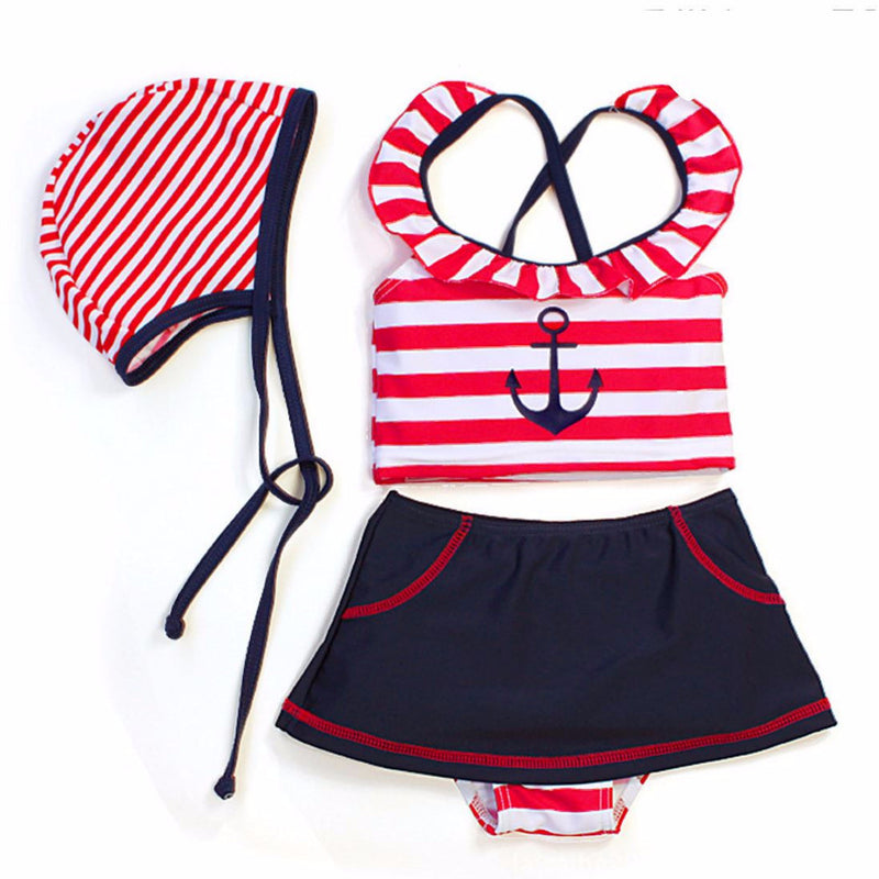 READY STOCK : THE ANCHOR STRIPES SWIM WEAR