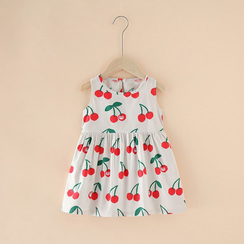 Pre Order :  Cherry Cotton Dress