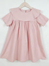 Ready Stock : Dusty Pink Princess Cotton Dress