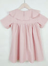 Ready Stock : Dusty Pink Princess Cotton Dress