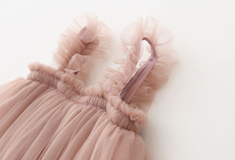 Ready Stock : Fluffy Short Tutu Dress (Grey)