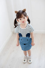Ready Stock : Little Mice Stripe Dress