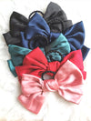 Ready Stock: Big Bow Hair Tie (Dark Blue)