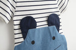 Ready Stock : Little Mice Stripe Dress