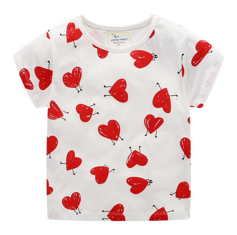 Ready Stock: Red Heart Short Sleeve T-Shirt