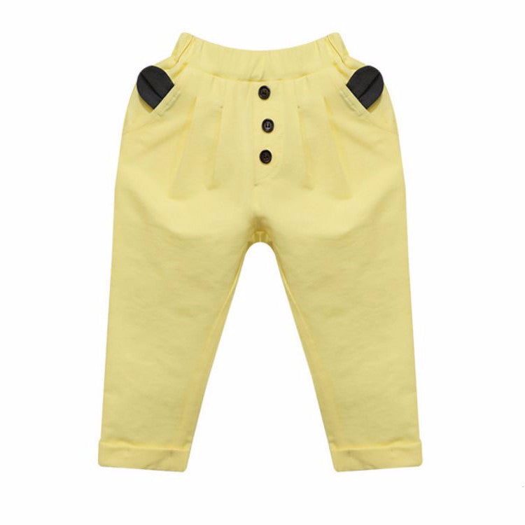 Ready Stock : The Bear Ears Pants (Yellow)