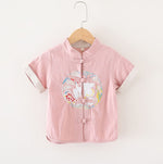 Pre-Order  : Oriental Boy Top (Pink)