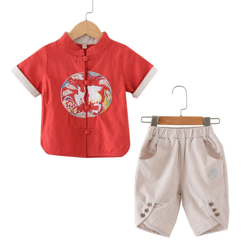 Pre-Order : Oriental Boy Set (Red)