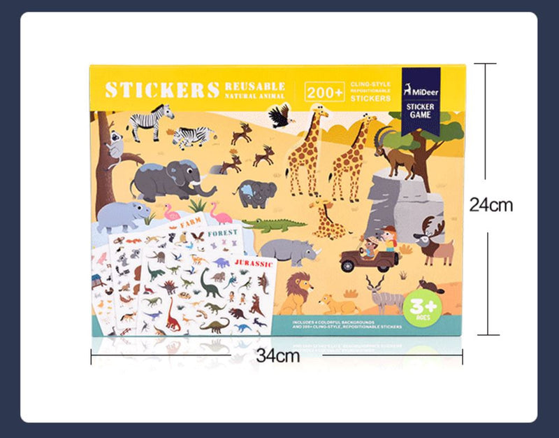 PRE-ORDER : MIDEER ELECTROSTATIC STICKER PUZZLE (FUN THEME)