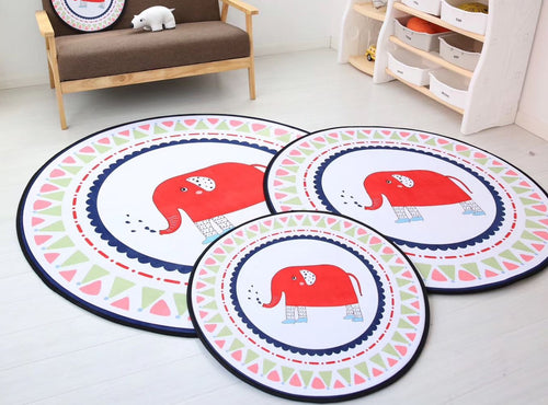 PRE ORDER : PREMIUM VELVET NURSERY MAT (DESIGN 9)