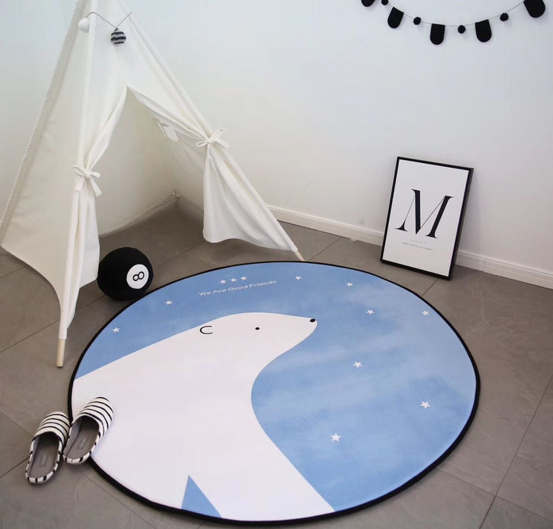 PRE ORDER : PREMIUM VELVET NURSERY MAT (DESIGN 3)